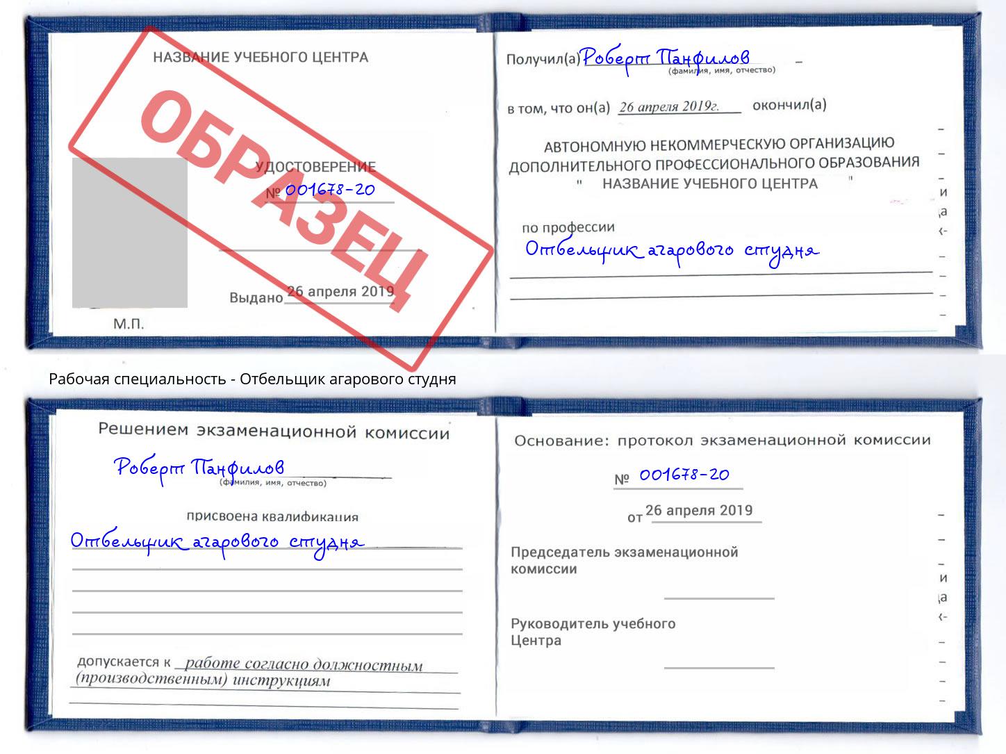 Отбельщик агарового студня Новосибирск